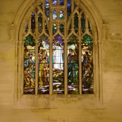 Sermon on the Mount, Stained glass by Robert Reid c. 1904